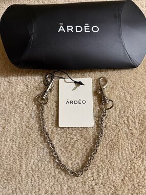 NWT ARDΔO Silver Harness Chain